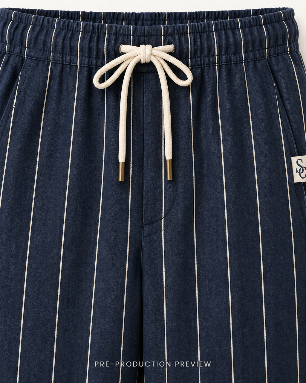 Generated pre-production artwork detail preview of Southerly Linen Trouser 082.