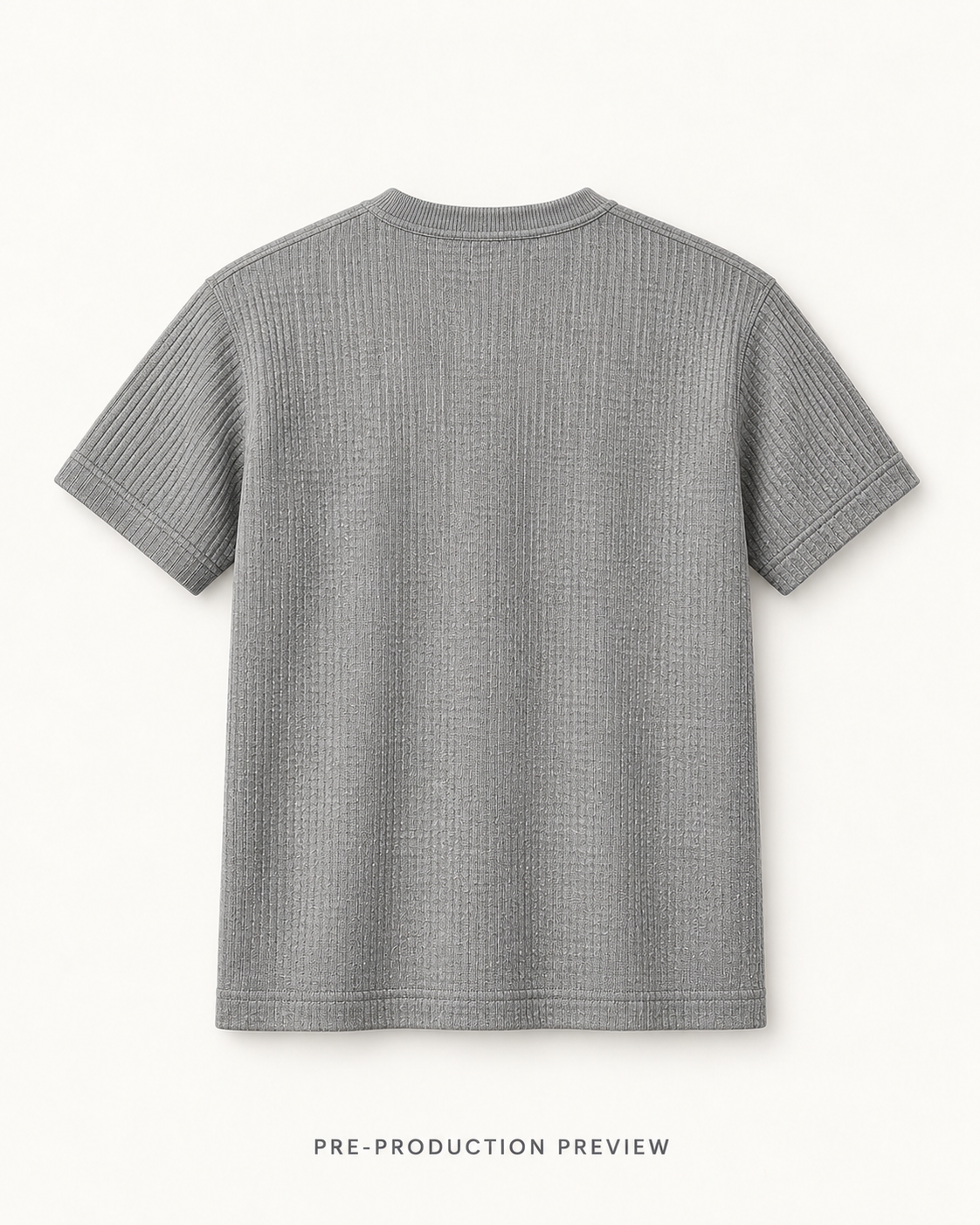 Generated pre-production back preview of Southerly Short-Sleeve Henley 083.
