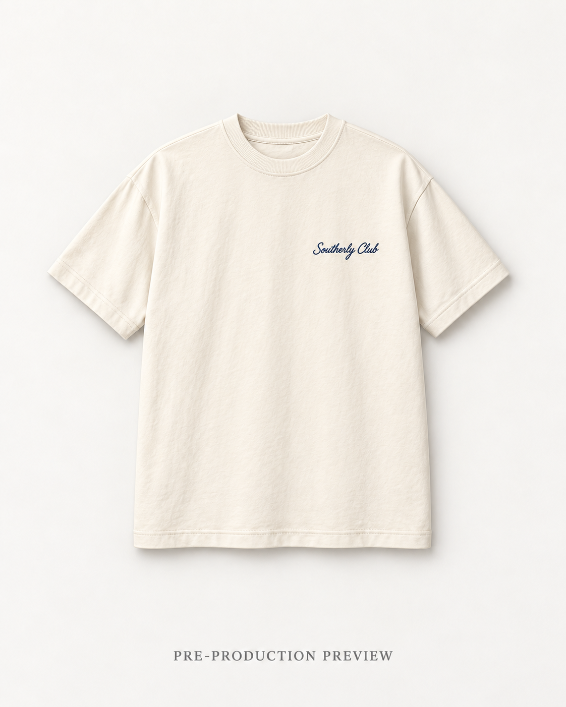 Generated pre-production front preview of Quiet Basin Graphic Tee 084.