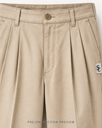 Generated pre-production artwork detail preview of Southerly Pleated Suit Trouser 087.