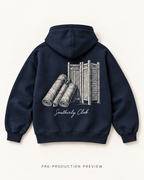 Generated pre-production flat lay preview of Bathing Screen Graphic Hoodie 090.