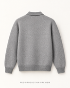 Generated pre-production back preview of Southerly Long-Sleeve Knit Polo 091.