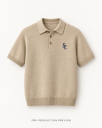 Generated pre-production front preview of Southerly Short-Sleeve Knit Polo 095.