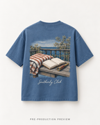 Generated pre-production back preview of Mountain Reading Graphic Tee 096.