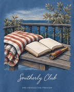 Generated pre-production artwork detail preview of Mountain Reading Graphic Tee 096.