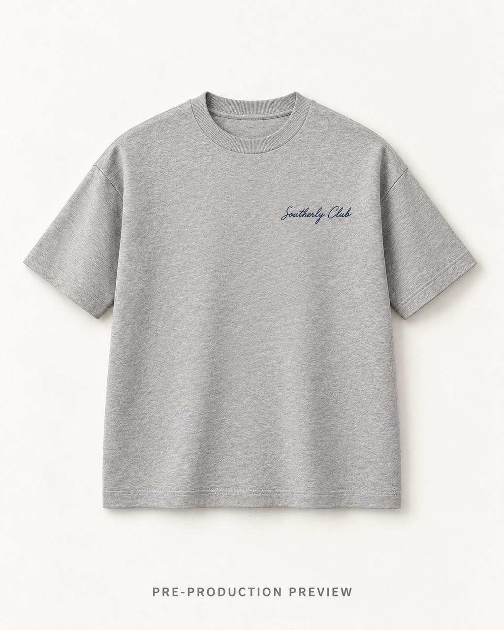 Generated pre-production front preview of Boat Shed Graphic Tee 099.