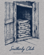Generated pre-production artwork detail preview of Boat Shed Graphic Tee 099.