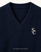 Generated pre-production artwork detail preview of Southerly Knit Vest 101.