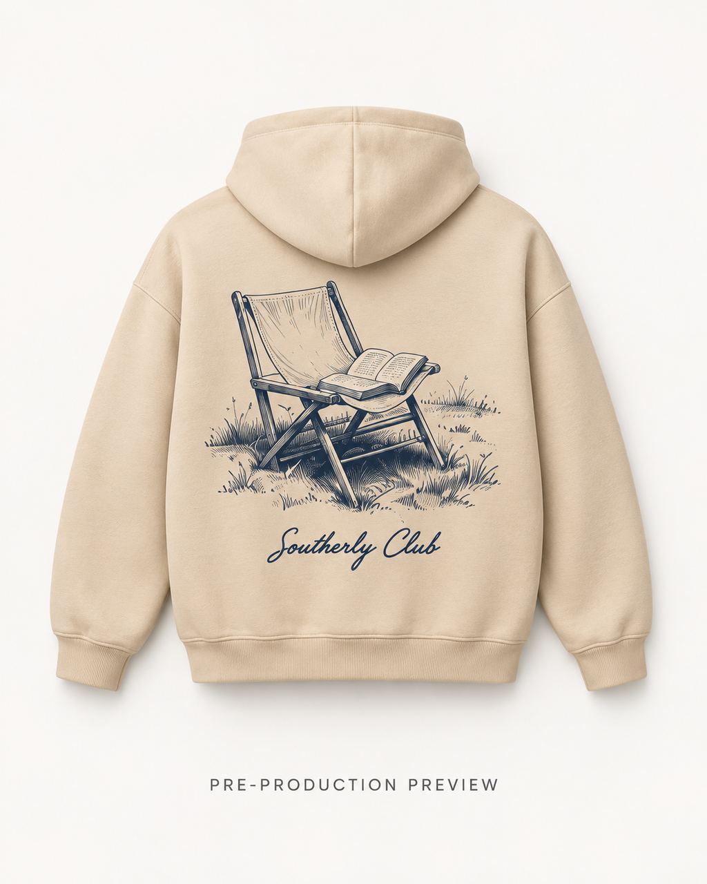 Generated pre-production back preview of Canvas Seat Graphic Hoodie 103.
