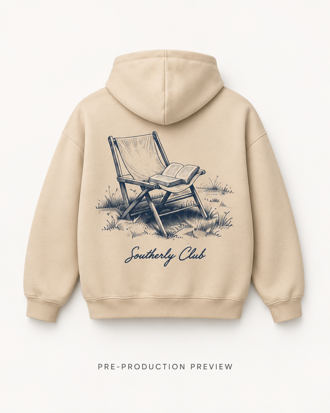 Generated pre-production back preview of Canvas Seat Graphic Hoodie 103.