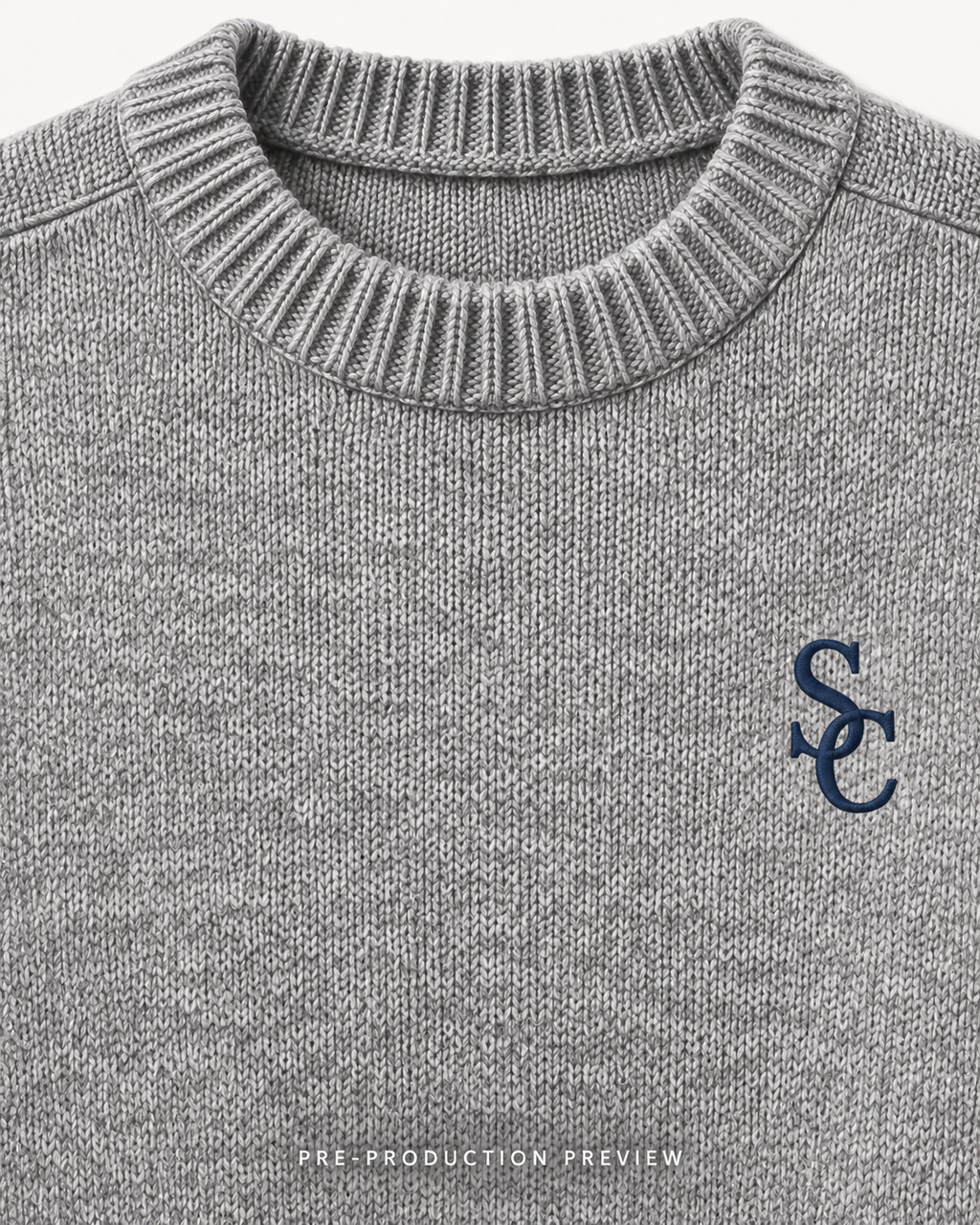 Generated pre-production artwork detail preview of Southerly Melange Crew Knit 107.