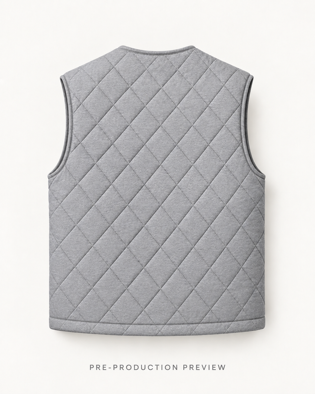 Generated pre-production back preview of Southerly Quilted Vest 110.