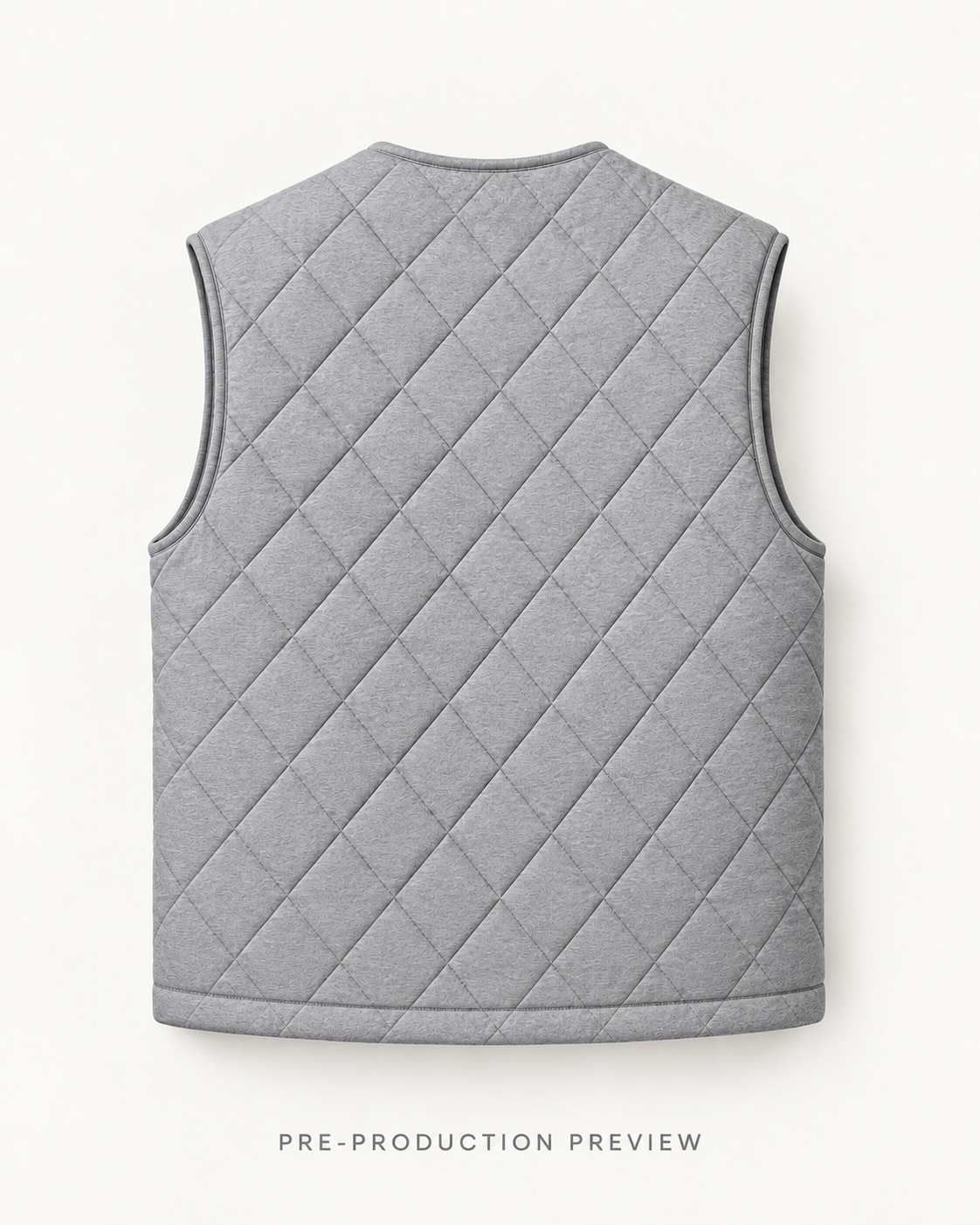 Generated pre-production back preview of Southerly Quilted Vest 110.