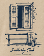 Generated pre-production artwork detail preview of Window Seat Graphic Tee 111.