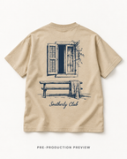 Generated pre-production flat lay preview of Window Seat Graphic Tee 111.