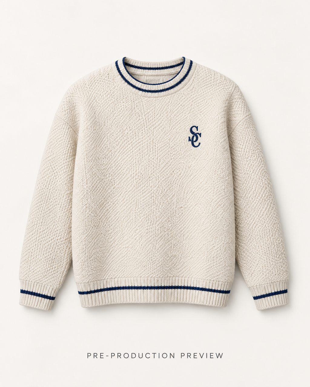 Generated pre-production front preview of Southerly Sport Crew Knit 113.