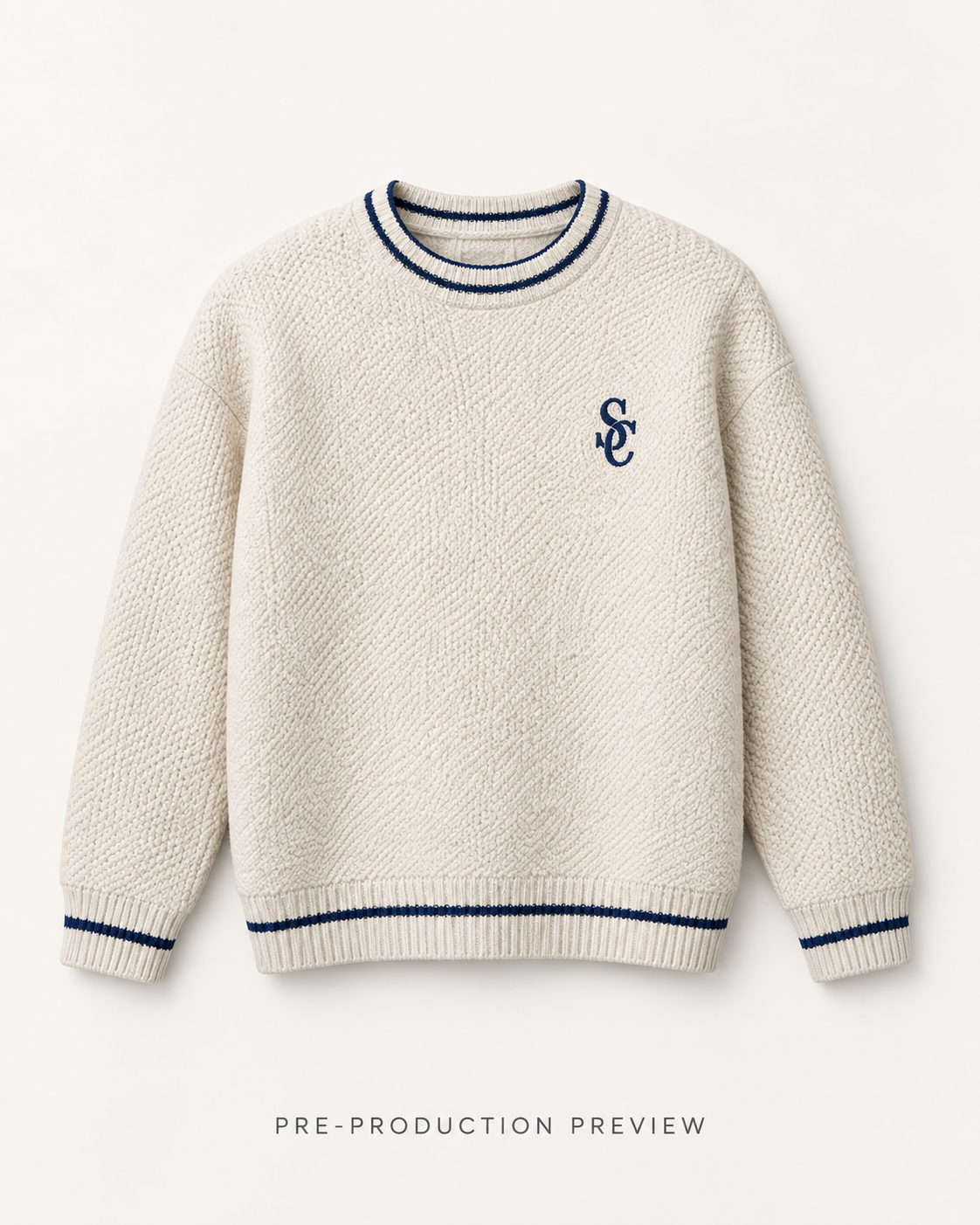 Generated pre-production front preview of Southerly Sport Crew Knit 113.