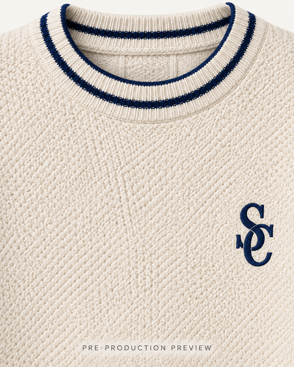 Generated pre-production artwork detail preview of Southerly Sport Crew Knit 113.