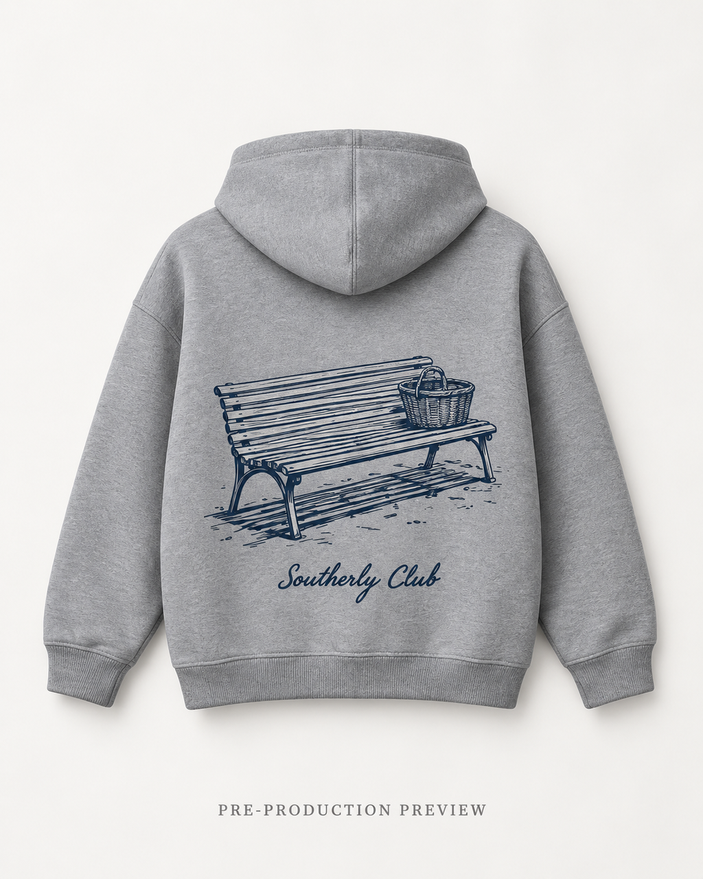 Generated pre-production back preview of Jetty Bench Graphic Hoodie 115.