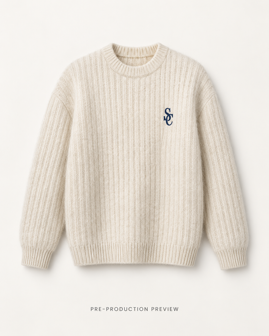 Generated pre-production front preview of Southerly Brushed Crew Knit 116.
