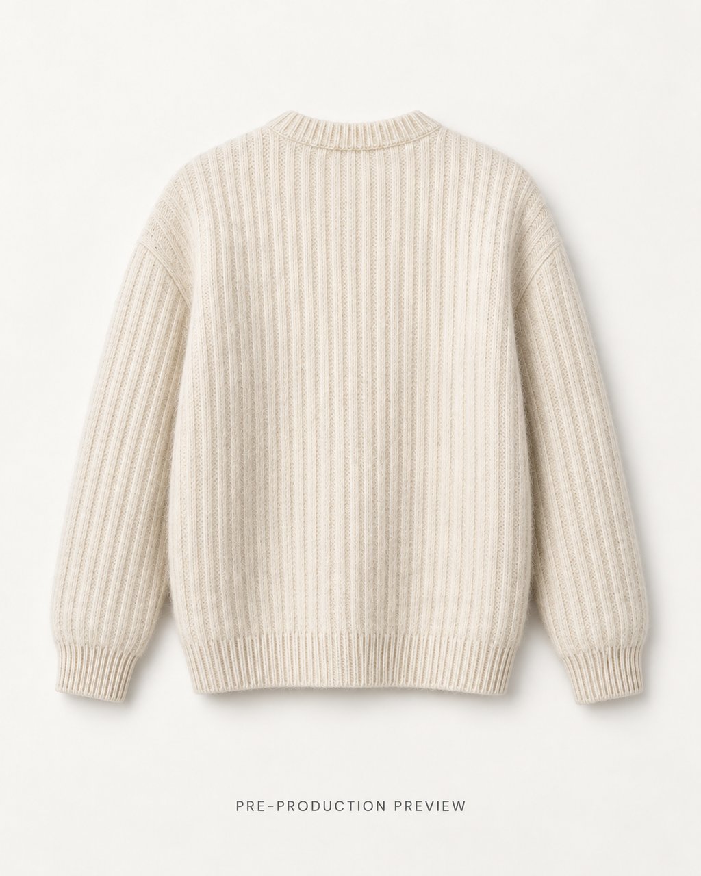 Generated pre-production back preview of Southerly Brushed Crew Knit 116.