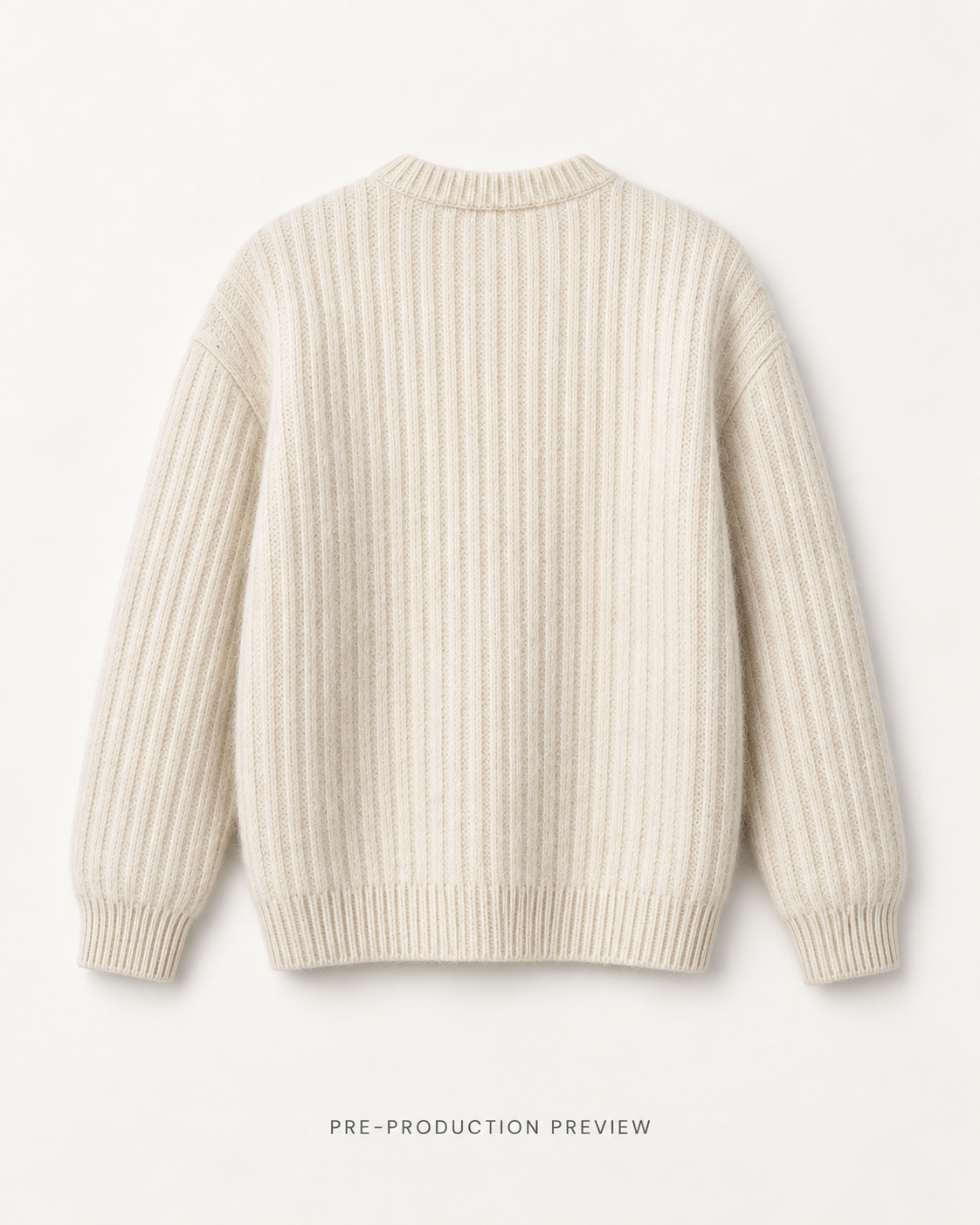 Generated pre-production back preview of Southerly Brushed Crew Knit 116.