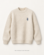 Generated pre-production flat lay preview of Southerly Brushed Crew Knit 116.