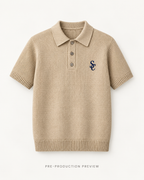 Generated pre-production front preview of Southerly Short-Sleeve Knit Polo 119.