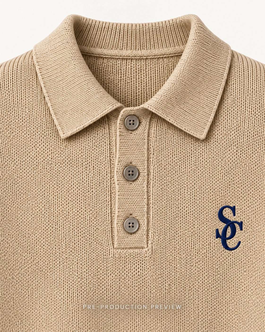 Generated pre-production artwork detail preview of Southerly Short-Sleeve Knit Polo 119.