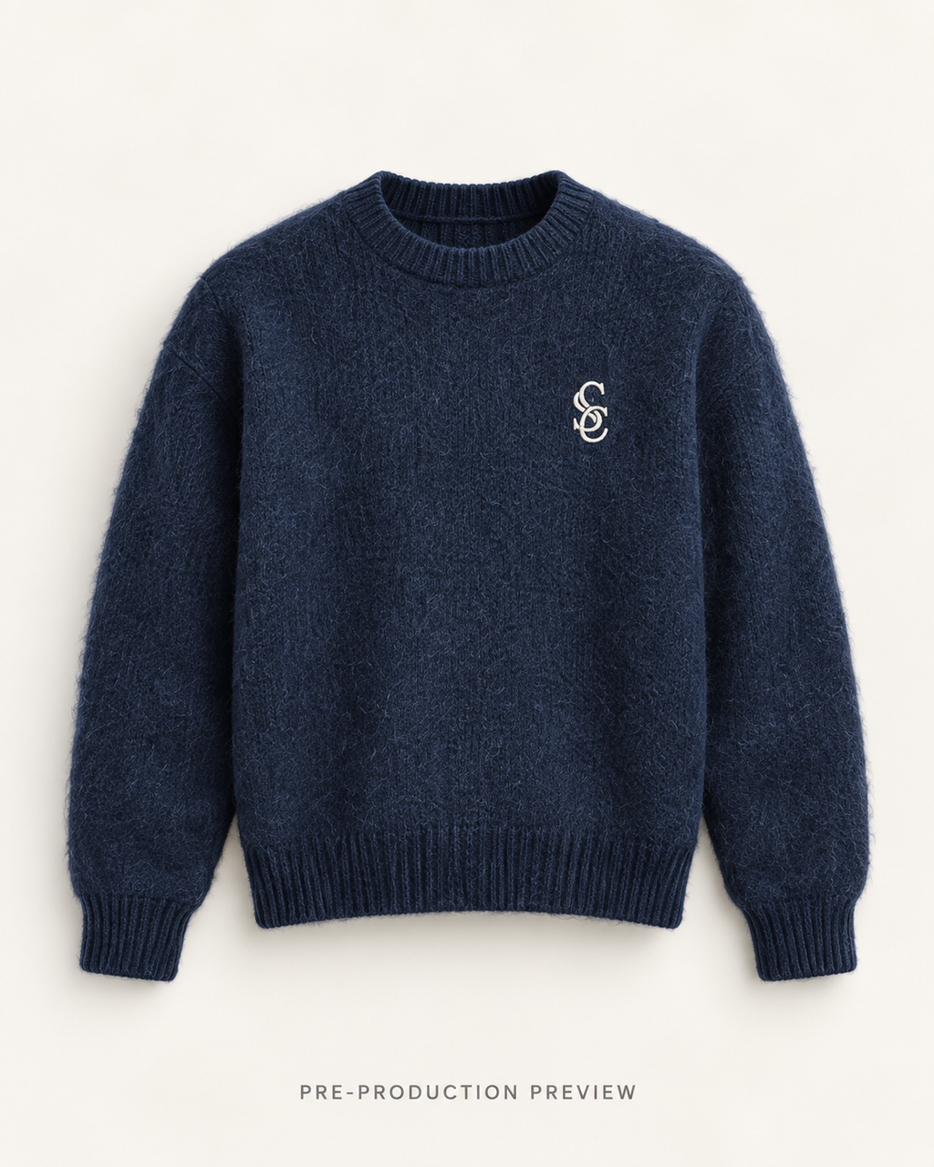 Generated pre-production front preview of Southerly Brushed Crew Knit 122.