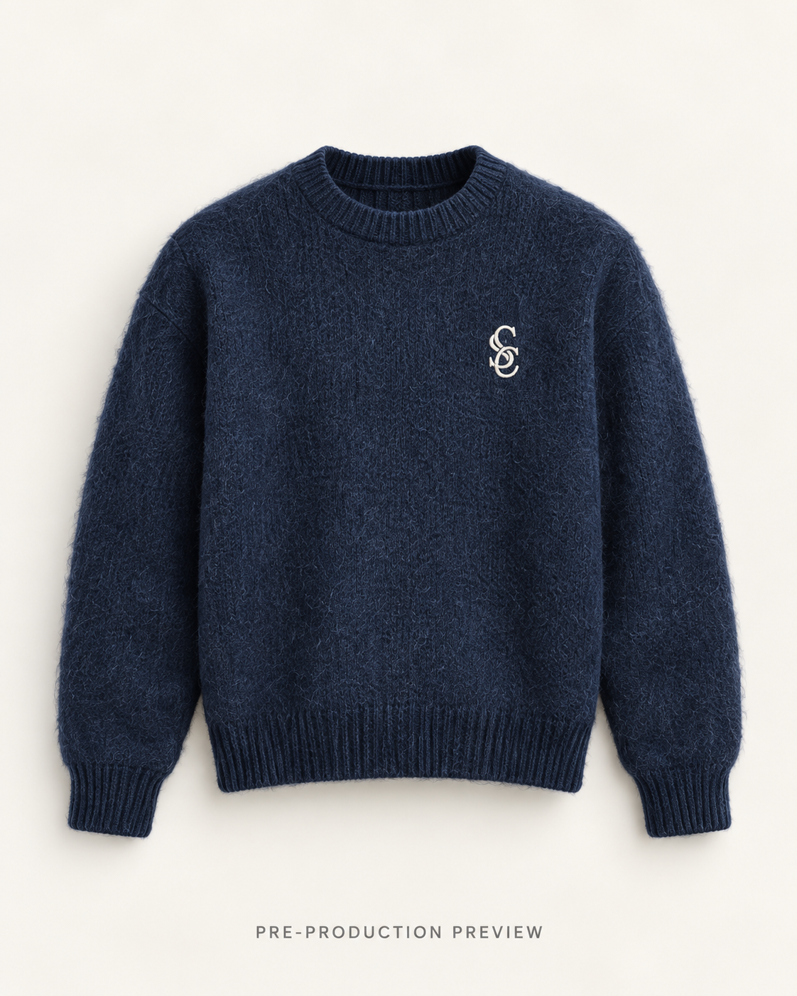 Generated pre-production front preview of Southerly Brushed Crew Knit 122.