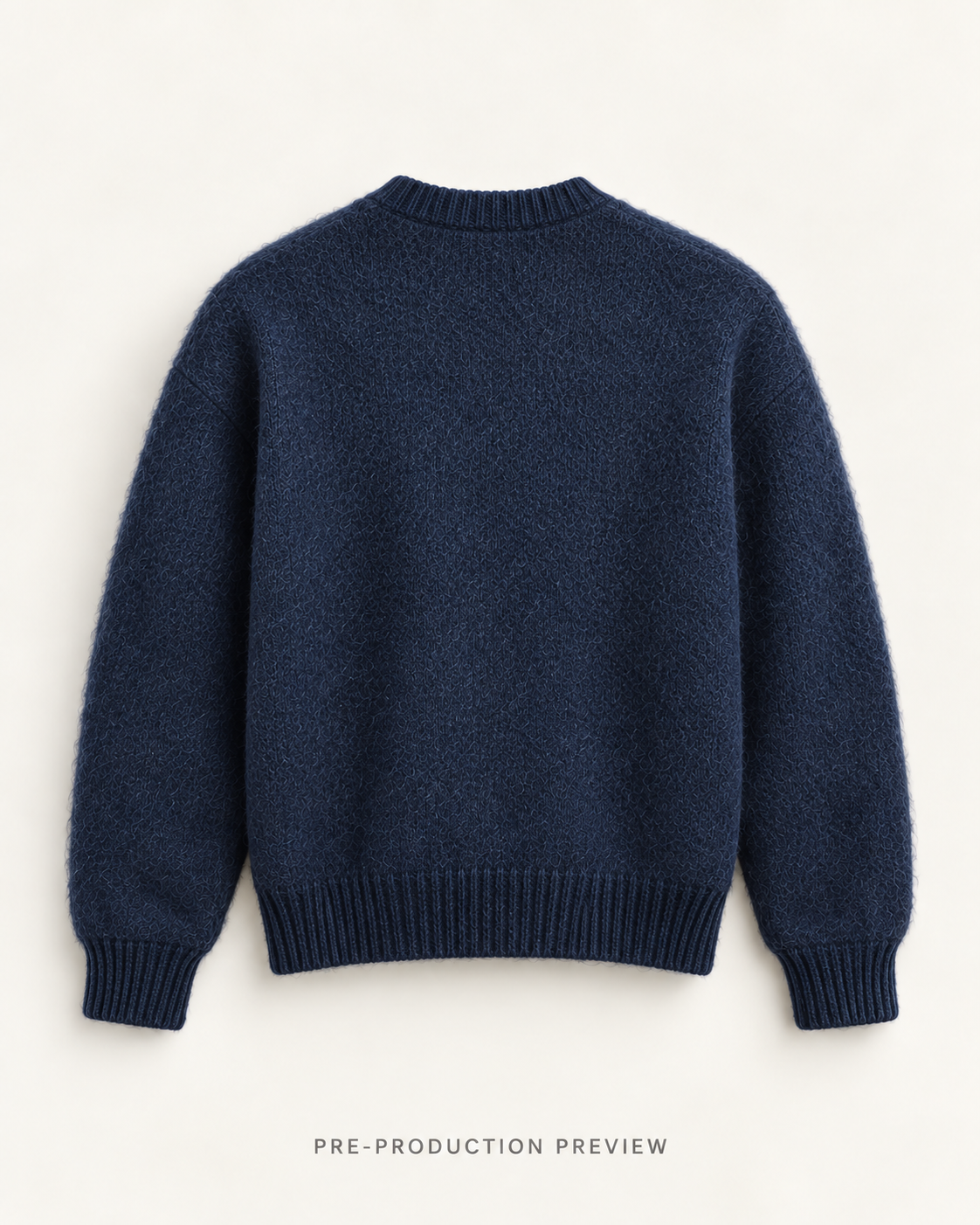Generated pre-production back preview of Southerly Brushed Crew Knit 122.