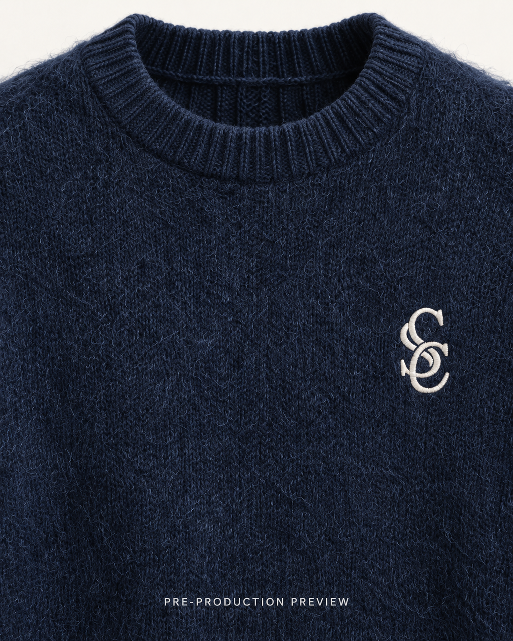 Generated pre-production artwork detail preview of Southerly Brushed Crew Knit 122.