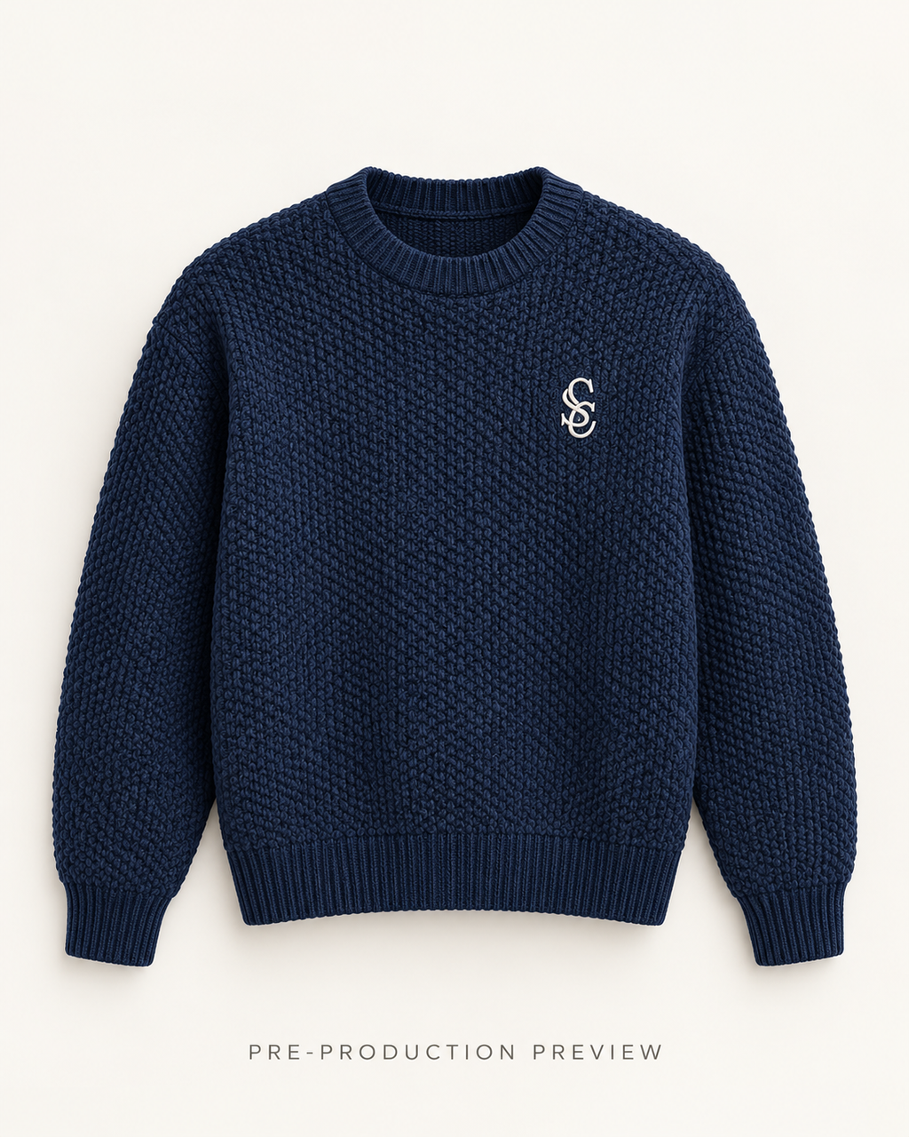 Generated pre-production front preview of Southerly Crew Knit 125.