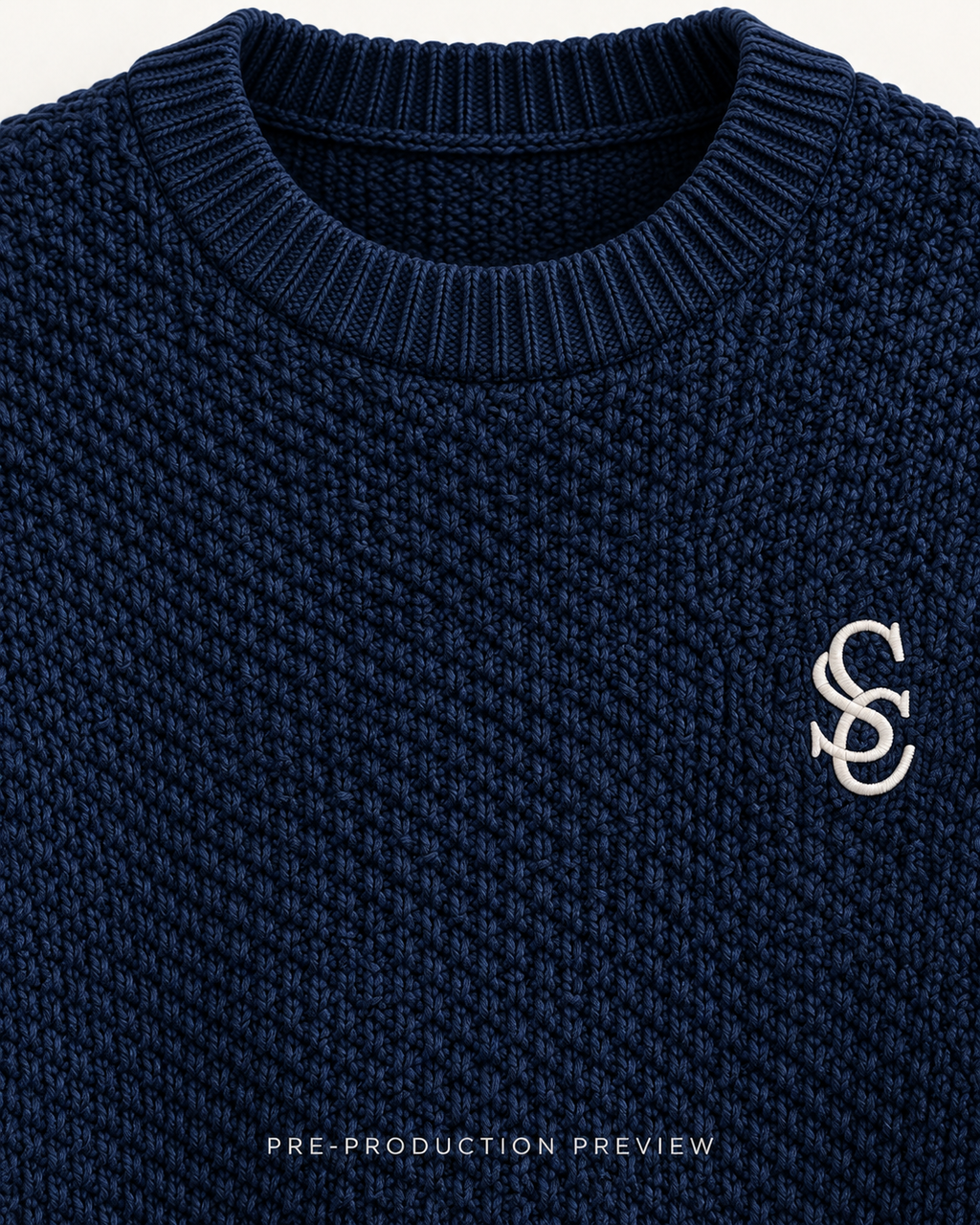 Generated pre-production artwork detail preview of Southerly Crew Knit 125.