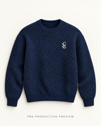 Generated pre-production flat lay preview of Southerly Crew Knit 125.