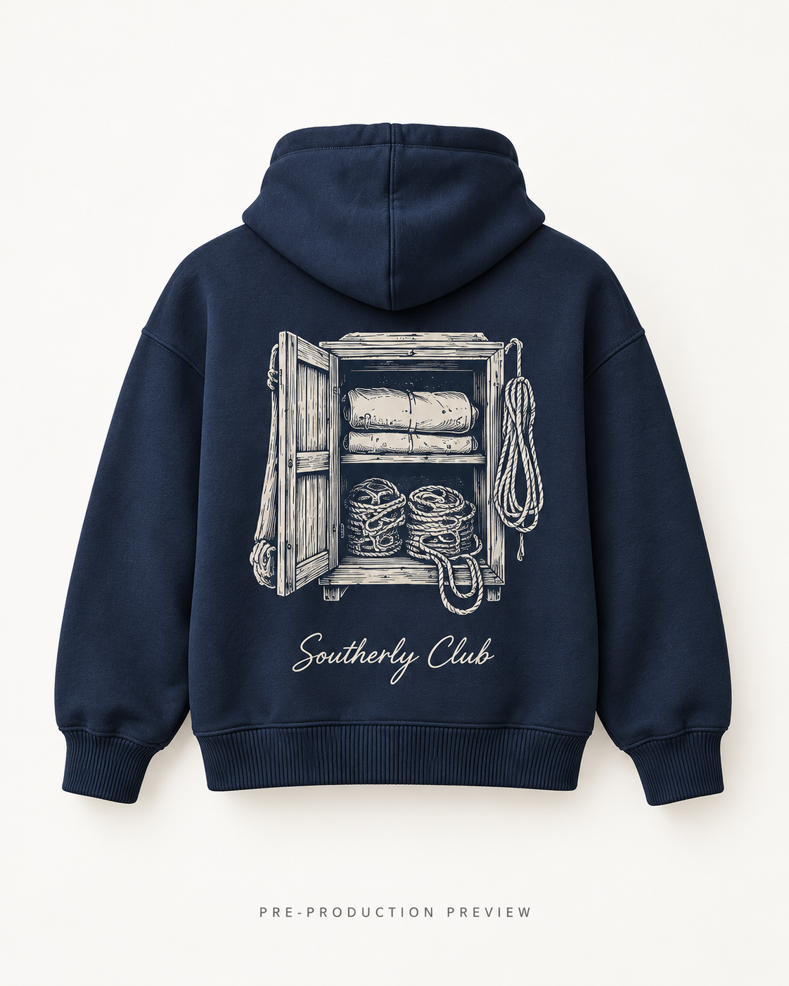 Generated pre-production back preview of Sailing Locker Graphic Hoodie 133.