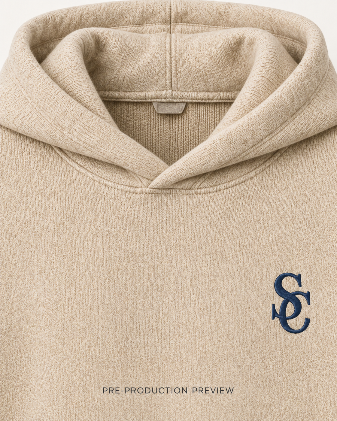 Generated pre-production artwork detail preview of Southerly Brushed Knit Hoodie 135.