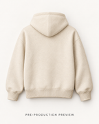 Generated pre-production back preview of Southerly Brushed Zip Hoodie 137.