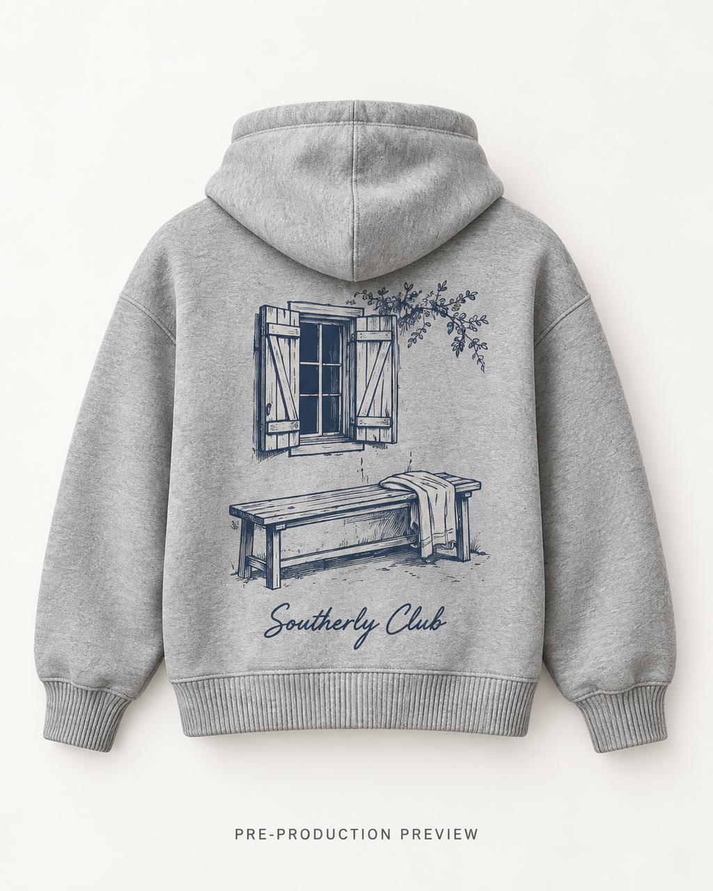 Generated pre-production back preview of Window Seat Graphic Hoodie 139.