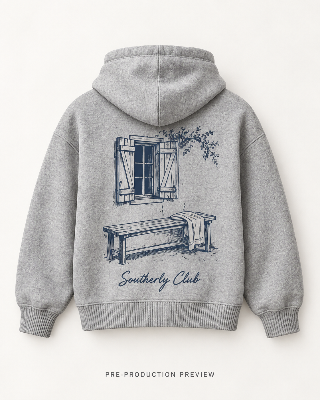 Generated pre-production back preview of Window Seat Graphic Hoodie 139.