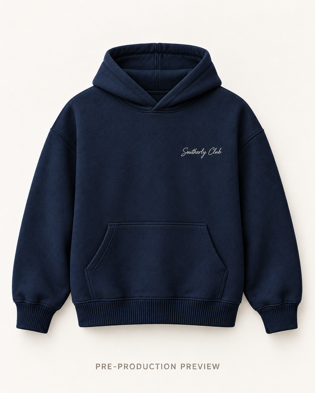 Generated pre-production front preview of Mooring Study Graphic Hoodie 141.