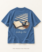 Generated pre-production flat lay preview of Shutter Light Graphic Tee 144.