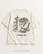 Generated pre-production flat lay preview of Sundial Study Graphic Tee 148.