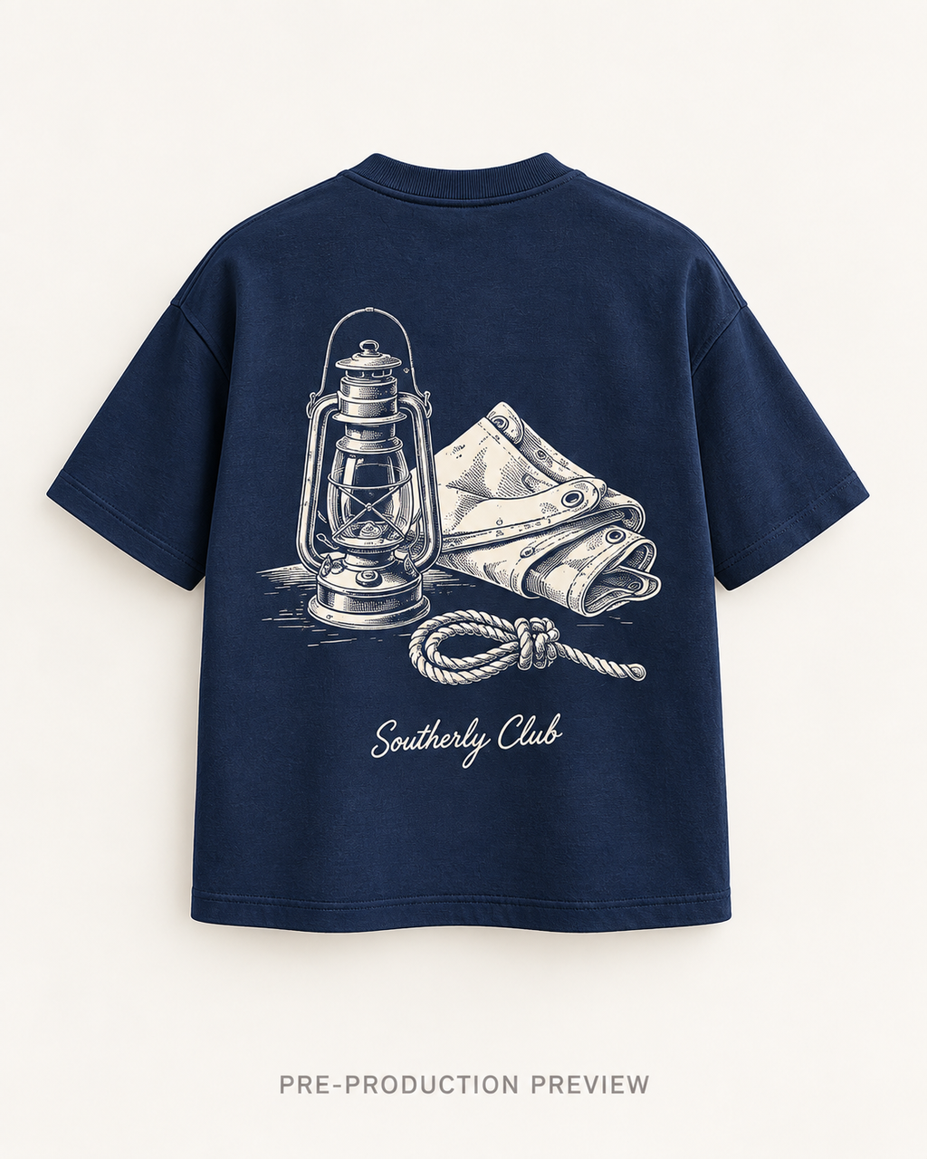 Generated pre-production back preview of Deck Lantern Graphic Tee 149.