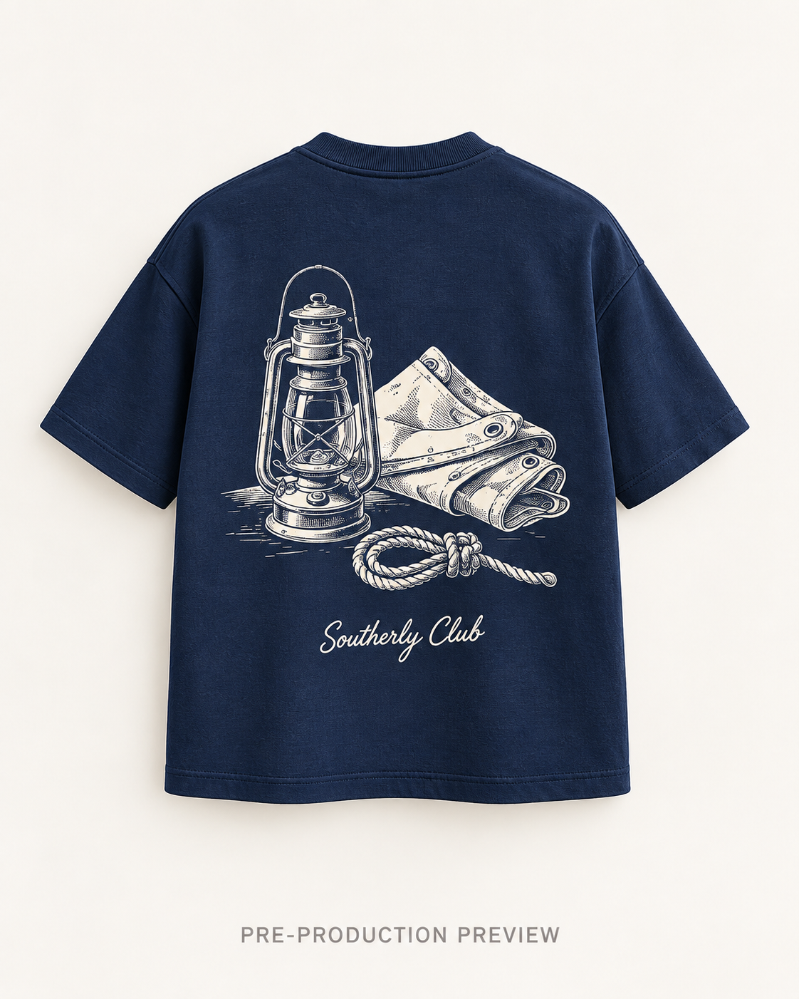 Generated pre-production back preview of Deck Lantern Graphic Tee 149.