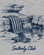 Generated pre-production artwork detail preview of Tide Pool Graphic Tee 150.