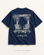 Generated pre-production flat lay preview of Veranda Chairs Graphic Tee 154.