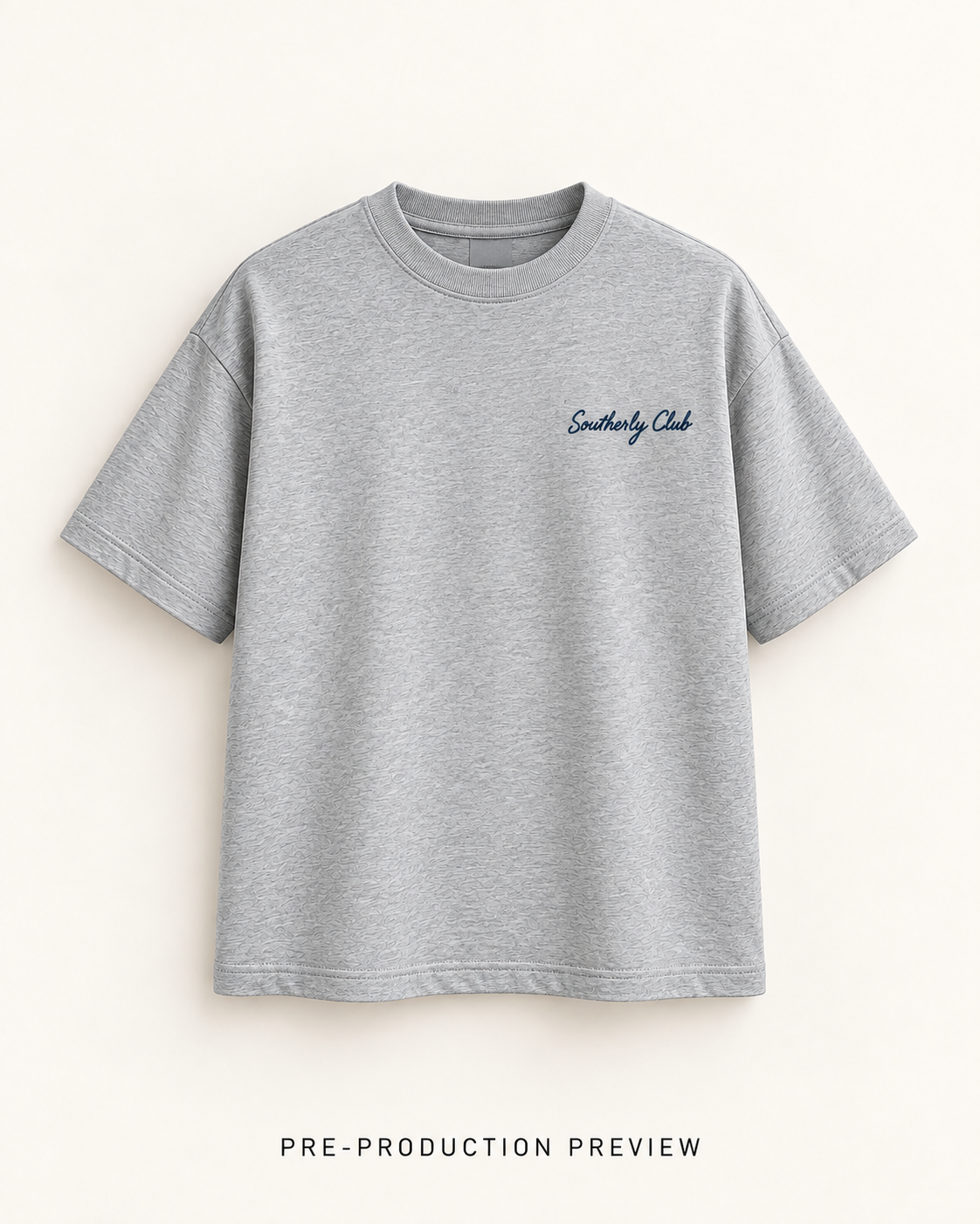 Generated pre-production front preview of Boat Shed Graphic Tee 155.