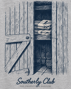 Generated pre-production artwork detail preview of Boat Shed Graphic Tee 155.